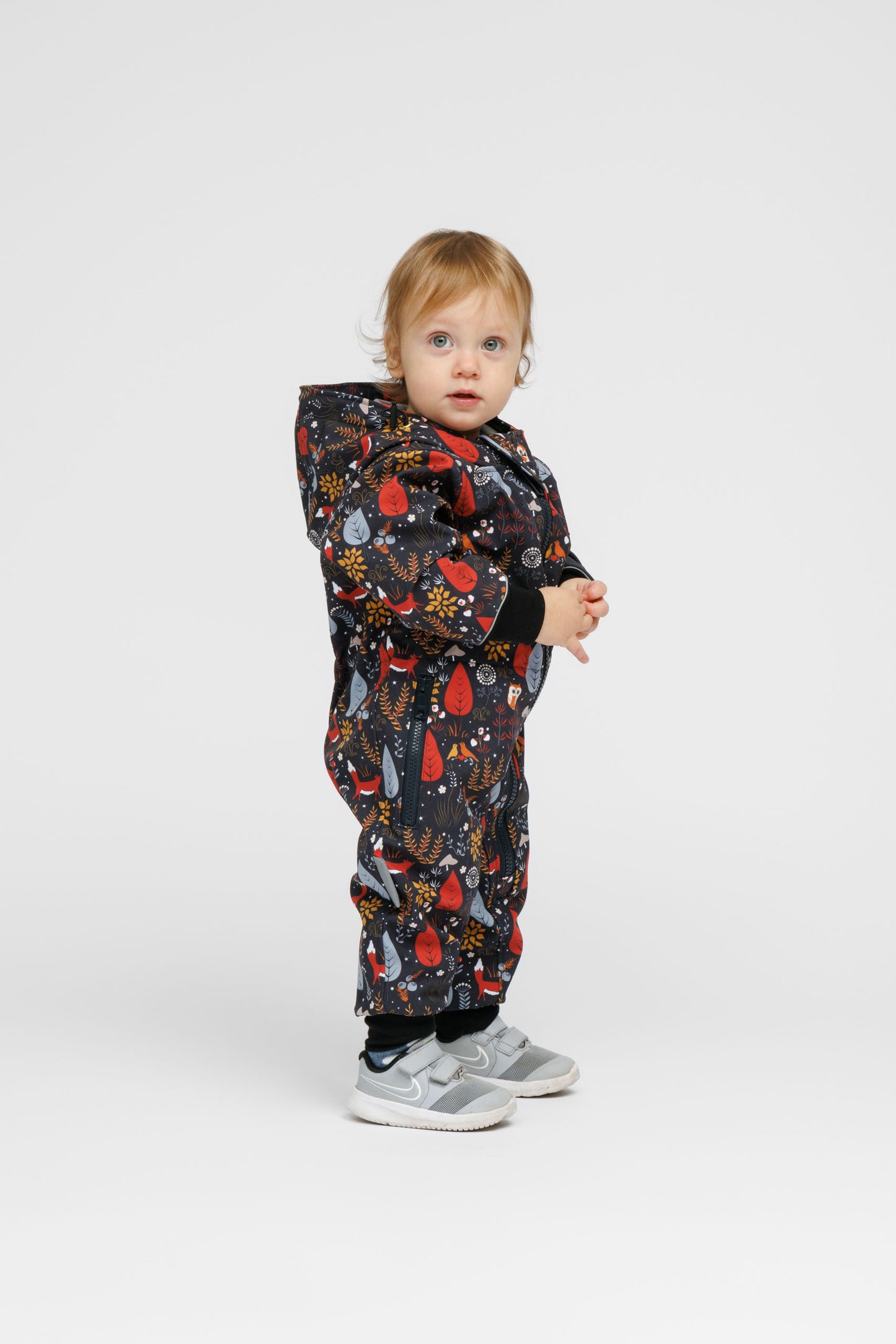 Softshell Onesie for Kids - FOREST