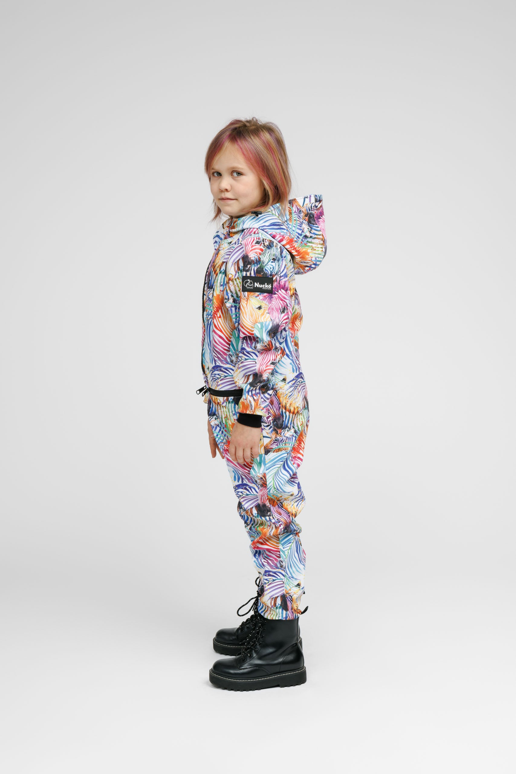 Softshell Onesie for Kids - RAINBOW