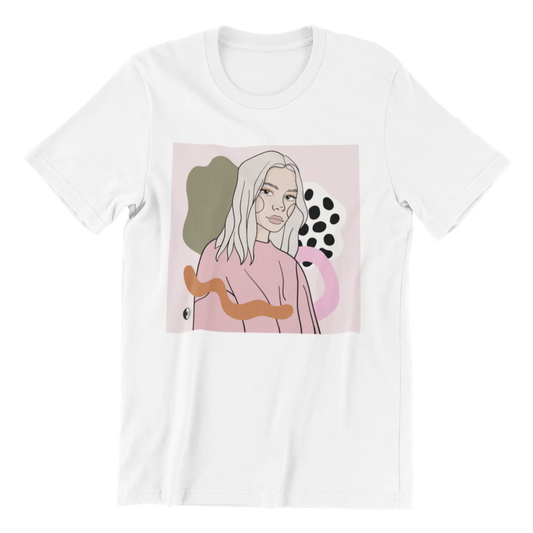 Unisex Organic Cotton T-shirt with Illustration - Copy of You